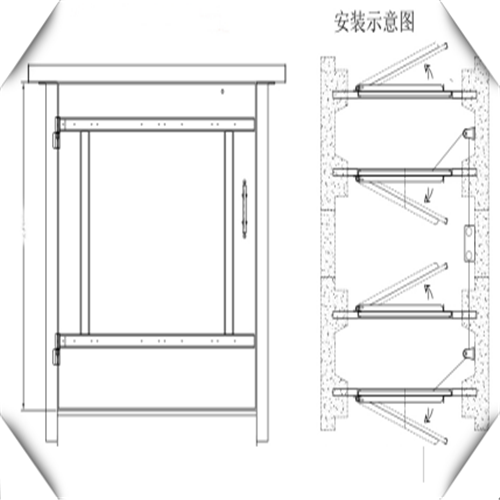 煤礦風門閉鎖裝置